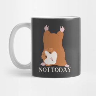 Lazy Hamster Nope not Today funny sarcastic messages sayings and quotes Mug